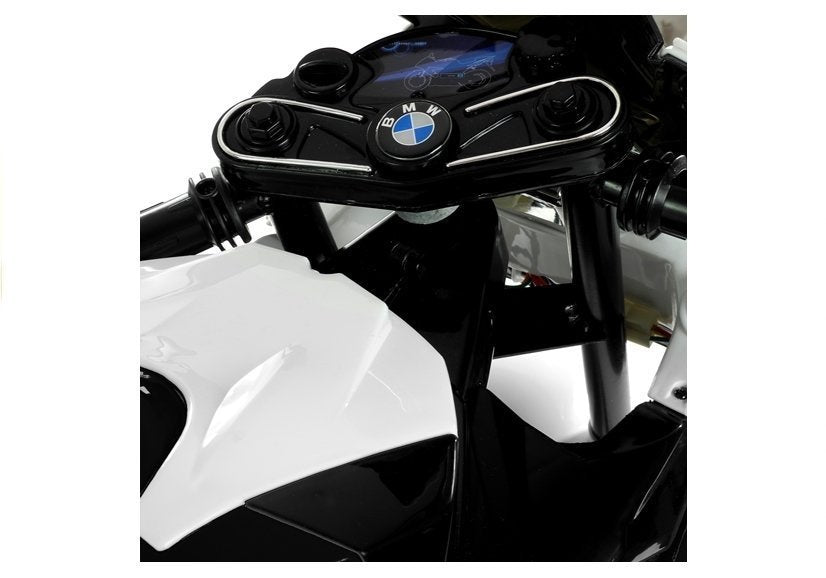 Dětská elektrická motorka BMW S1000RR s podpornými kolečky černá