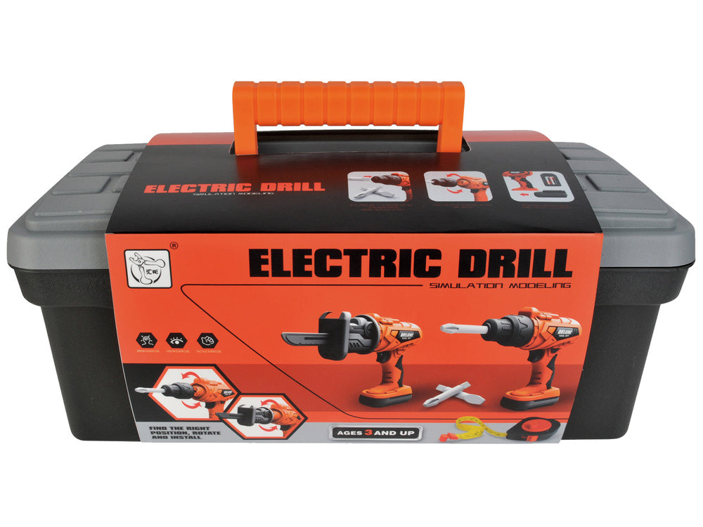 Dětská sada nářadí s vrtačkou – na baterie s kufříkem