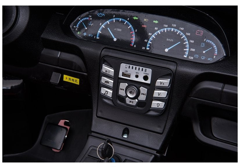 Dětské auto na akumulator YSA021A s certifikátem CE černé