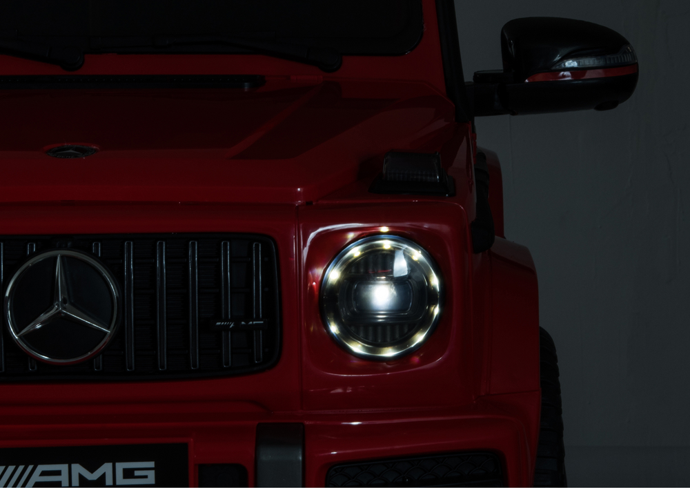 Dětské elektrické auto Mercedes G63 s akumulátorem červené