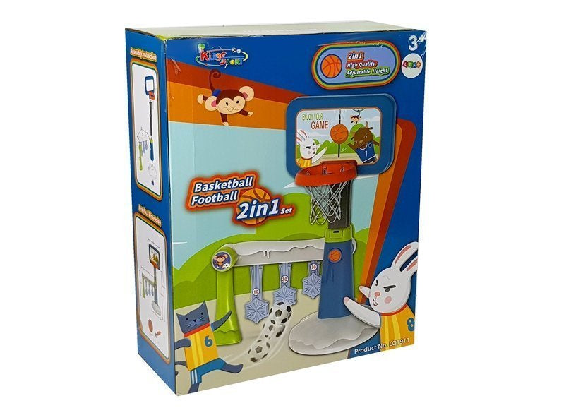 Dětský basketbalový koš s bodovací hrou a nastavitelnou výškou