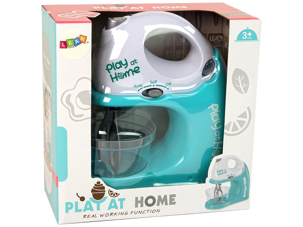 Dětský mixér na baterie – s miskou a světly | modrý