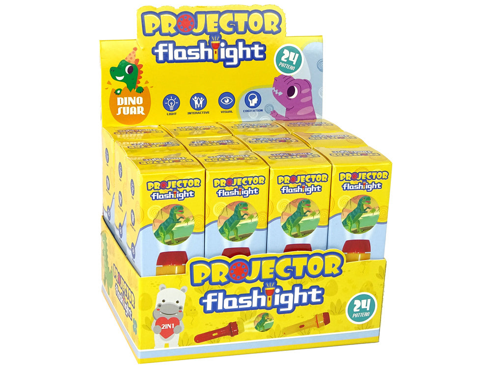 Dětský projektor s 3 vyměnitelnými disky dinosauři zvířátka