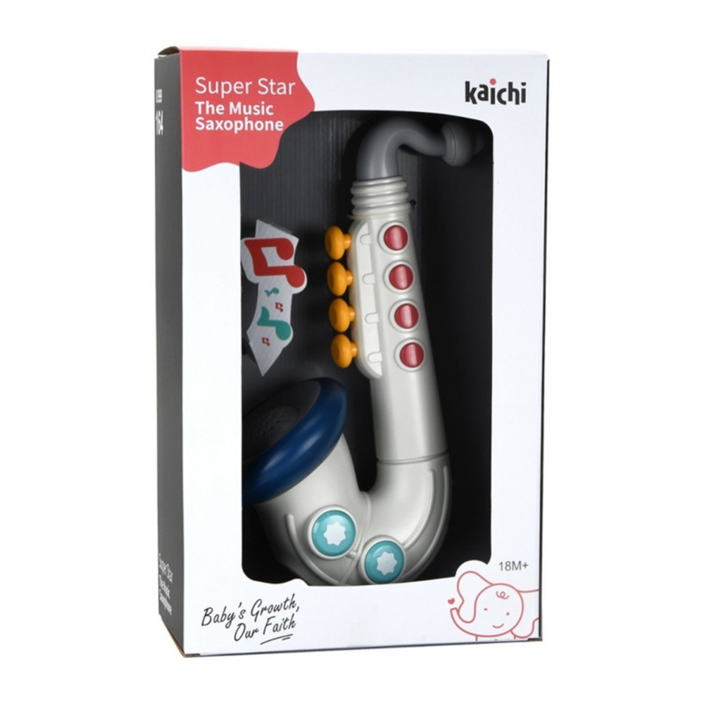 Dětský saxofon interaktivní – se světly a zvuky