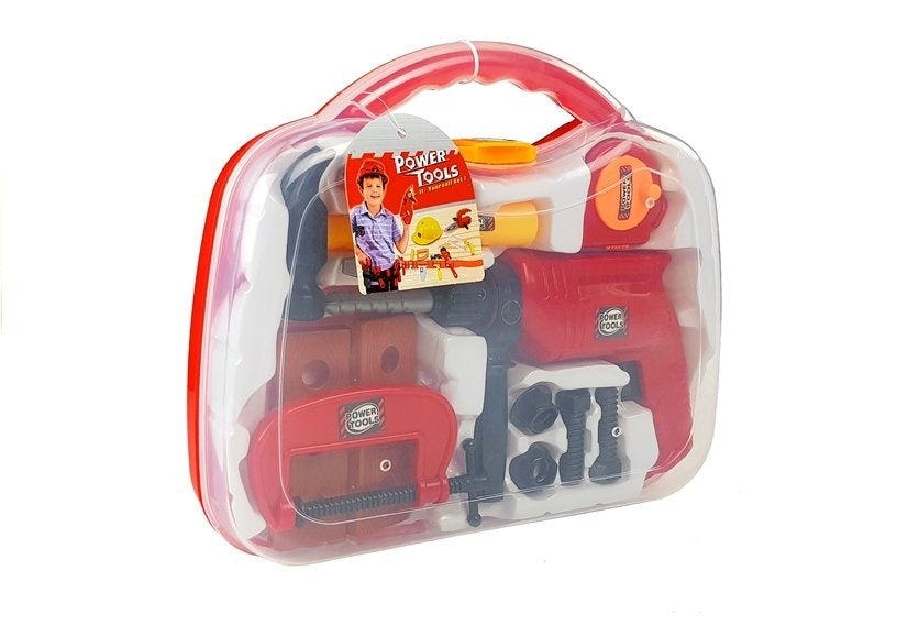Dětský set nářadí v kufříku s vrtačkou a šrouby