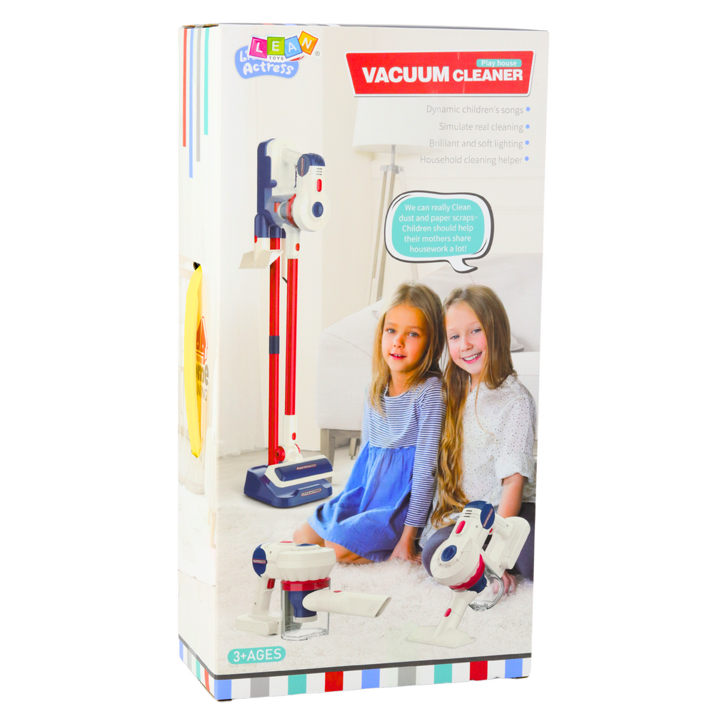 Dětský vysavač se stojánkem – se světly a zvuky | bílý