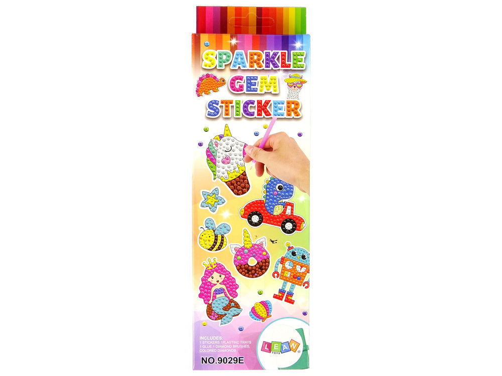 Diamantová mozaika lamy s krystalky – naklejky zvířata