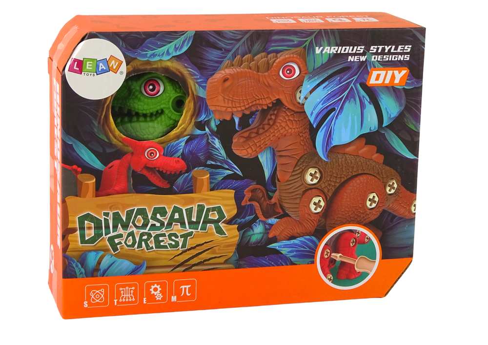 Dinosaurus k rozkroucení se šroubovákem – zelený
