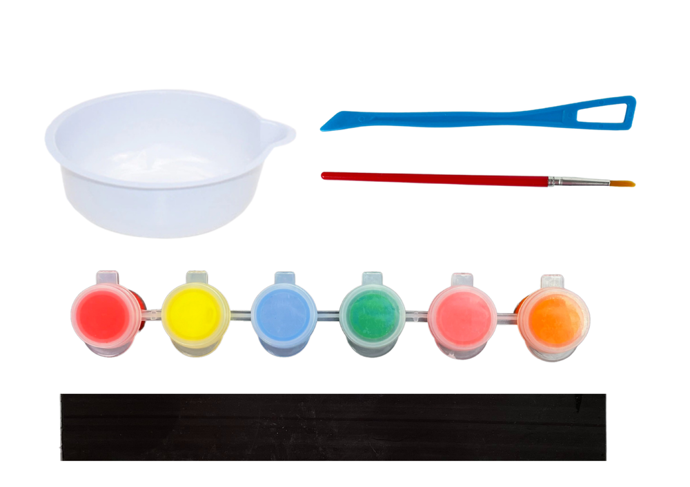 DIY sádrové magnety dinosauři – kreativní sada s barvami