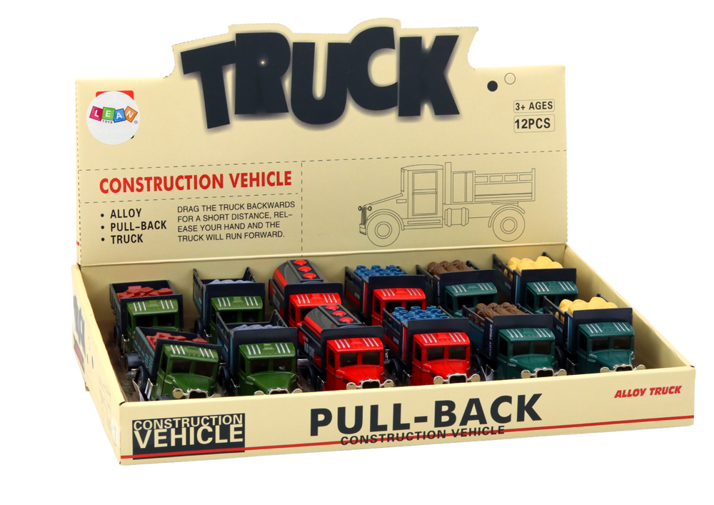 Dodávkové auto hliníkové – s dveřmi světly a zvuky