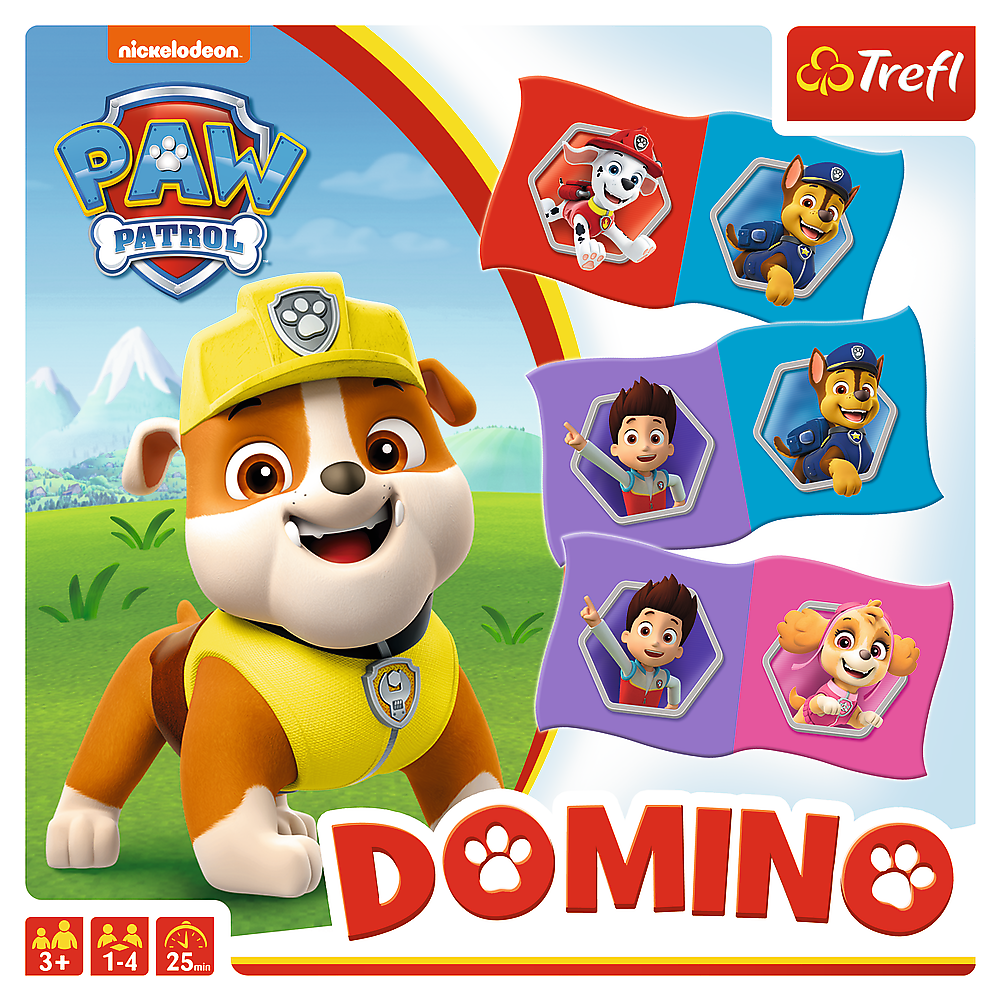 Domino rodinná hra pro děti od 3 let – Paw Patrol