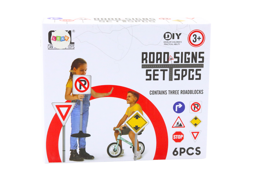 Dopravní značka Pozor práce na silnici 70cm edukační hračka