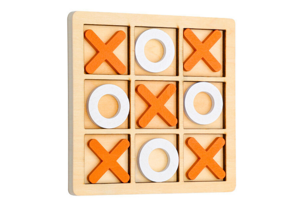 Dřevěná hra piškvorky strategická logická pro děti