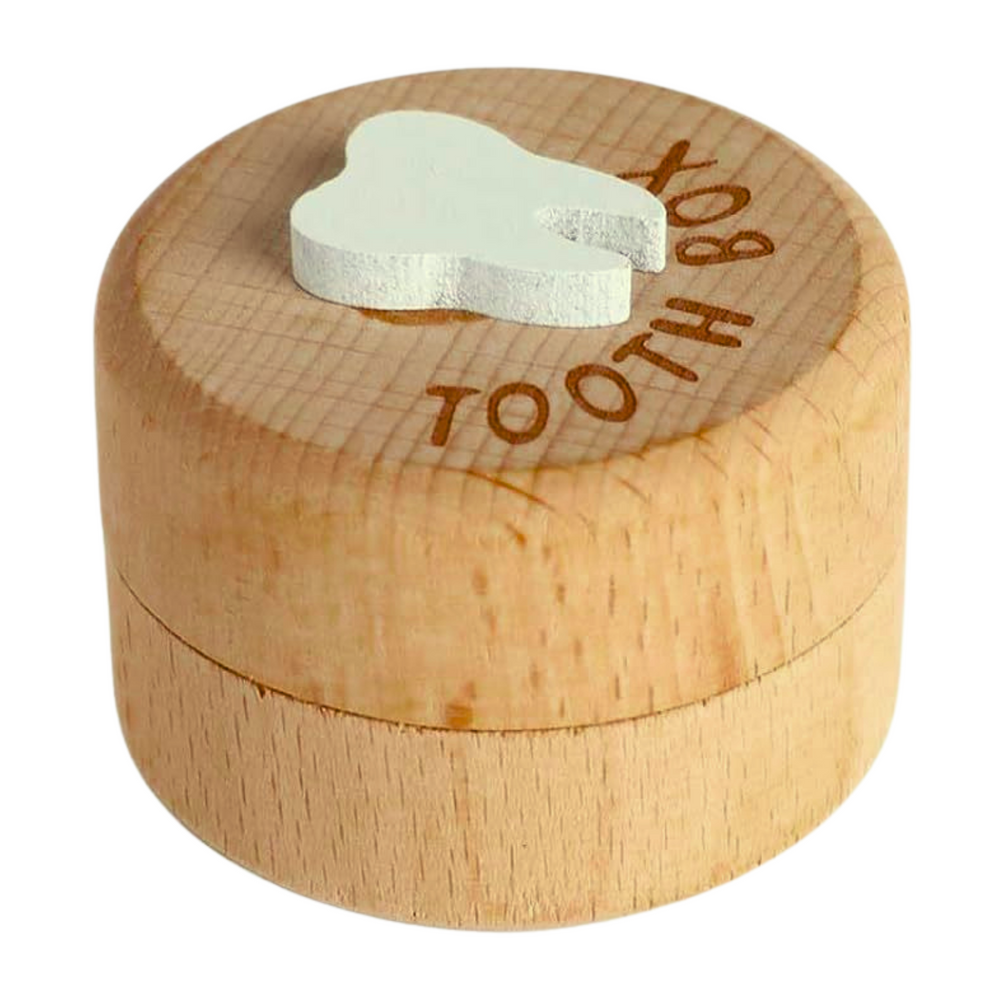 Dřevěná krabička na mléčné zuby – s gravírováním Tooth Box