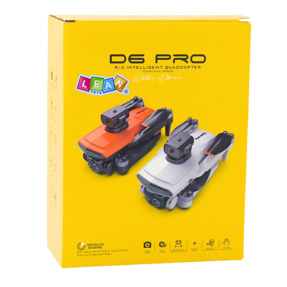 Dron s kamerou a LED světly – ovládání aplikací D6 PRO