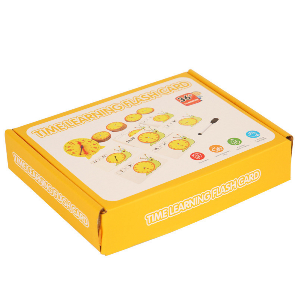 Edukační hodiny s kartami – výuka času se suchým fixem