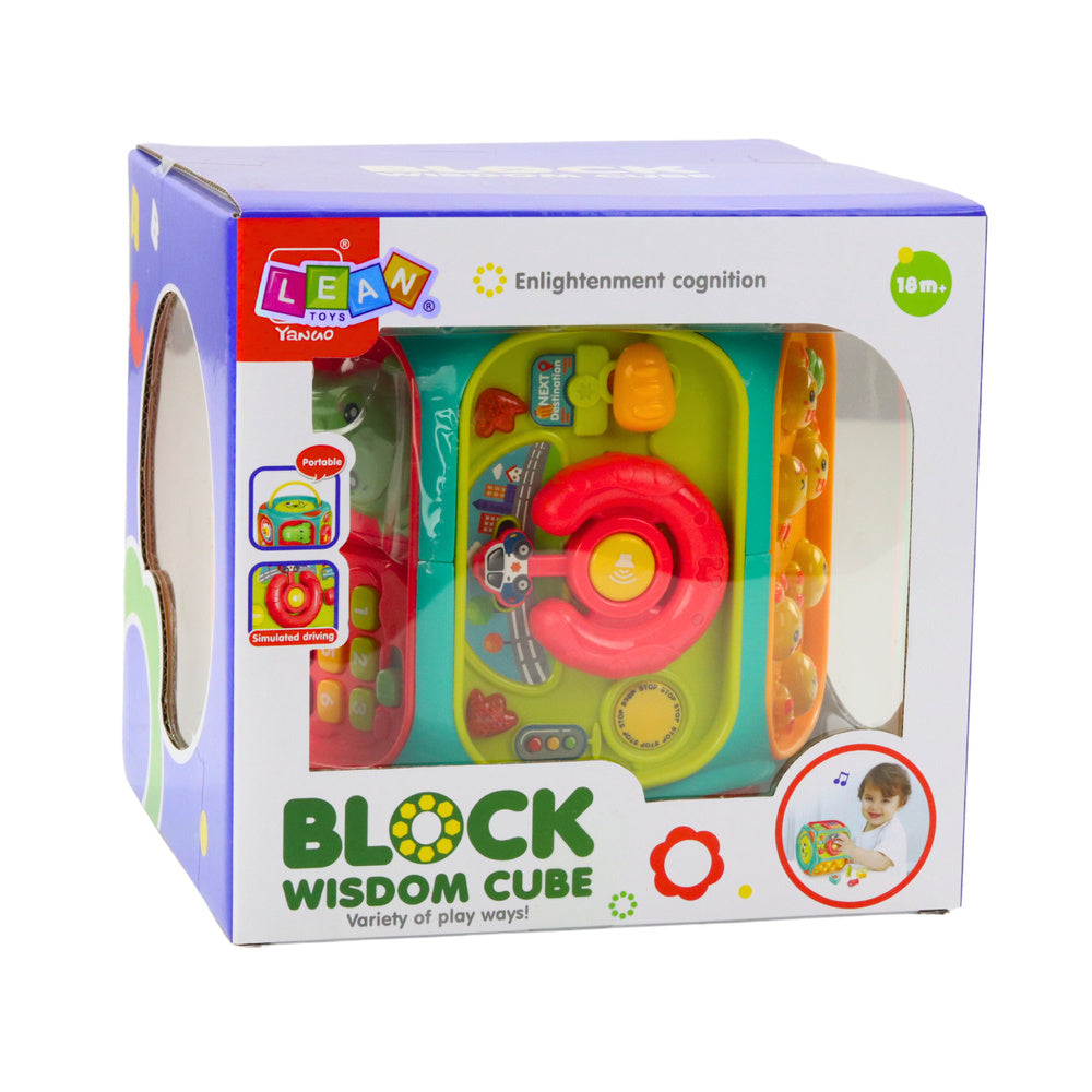 Edukační kostka interaktivní 8v1 – s pianinem a rybařením