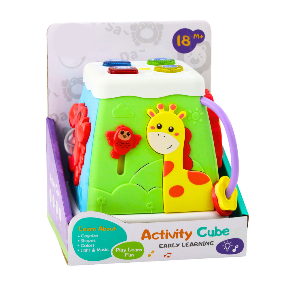 Edukační kostka interaktivní – se světly a zvuky | hračka