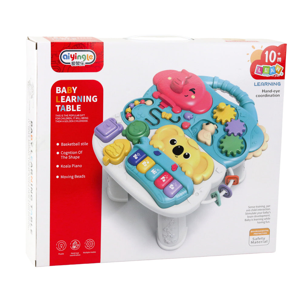 Edukační stolek interaktivní hudební – sensorický růžový