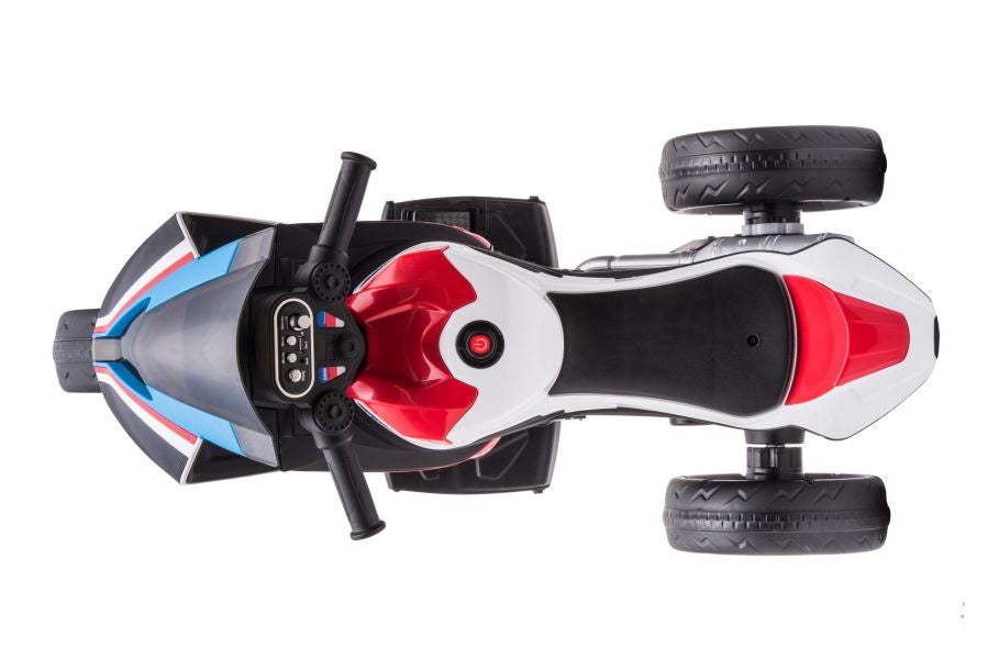 Elektrická motorka BMW HP4 na akumulátor červená