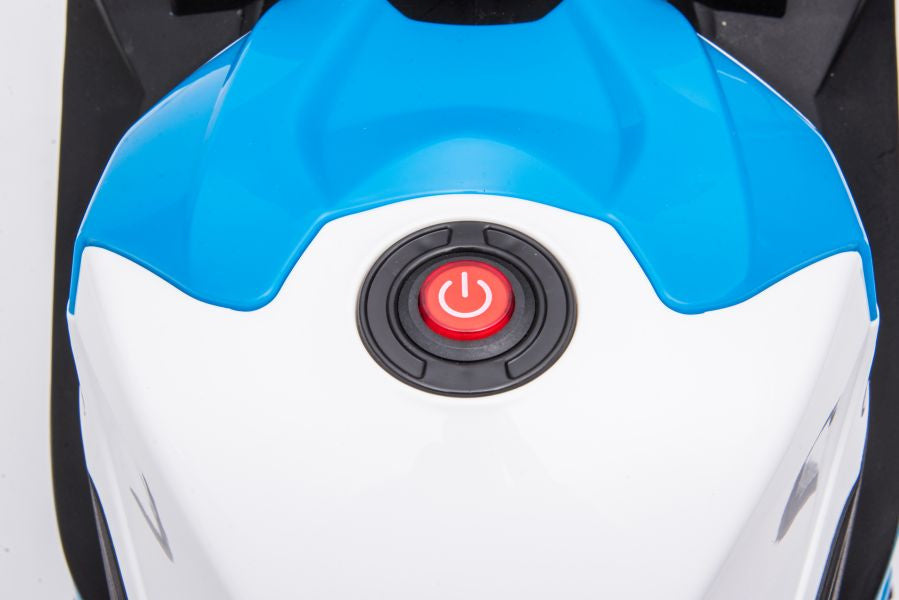 Elektrická motorka BMW HP4 na akumulátor modrá