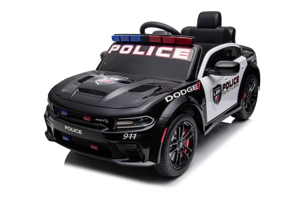 Elektrické auto Dodge Charger policejní černé