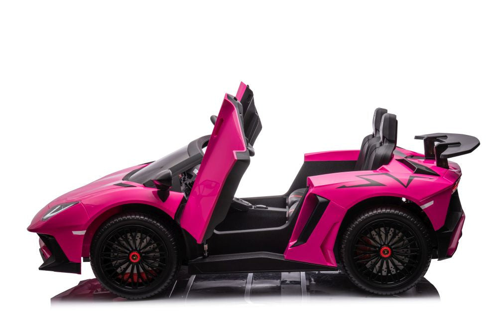 Elektrické auto Lamborghini XXL 24V – bezuhlíkový | růžové