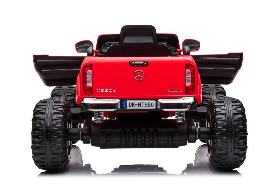 Elektrické auto Mercedes 4x4 na akumulátor – DK MT950 červené
