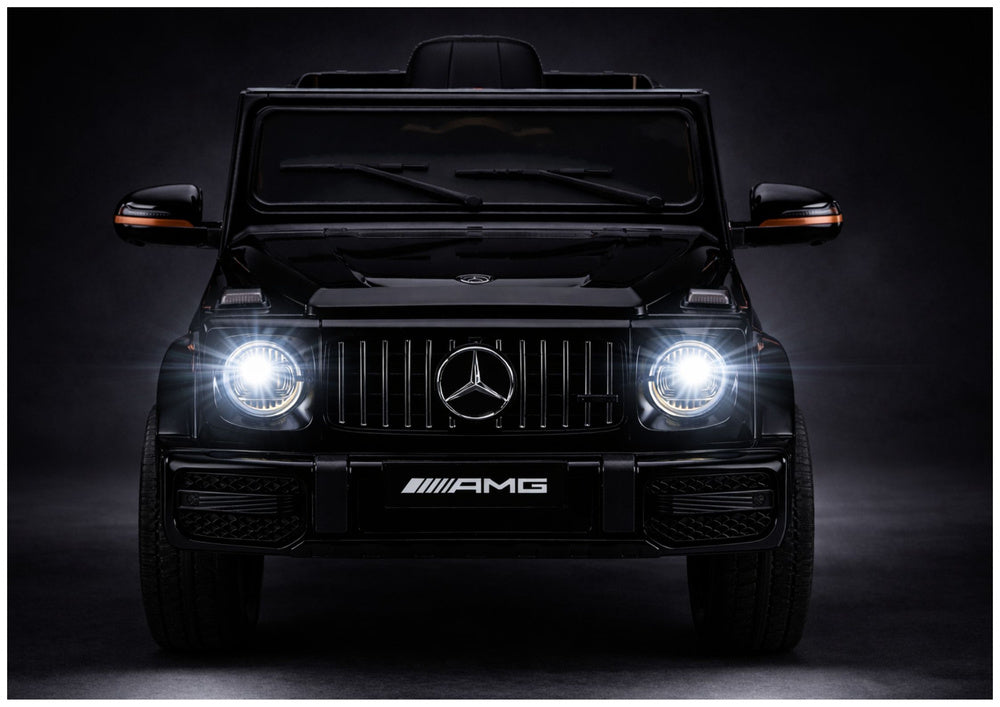 Elektrické auto Mercedes AMG G 63 černé lakované pro děti