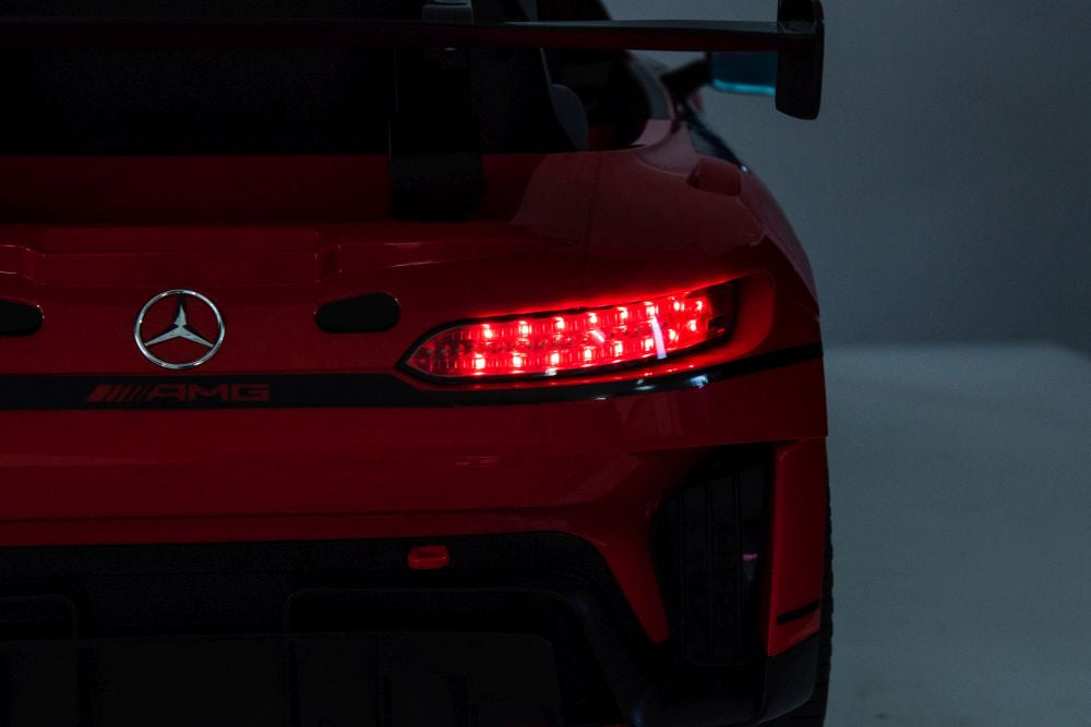 Elektrické auto Mercedes AMG GT3 s akumulátorem červené