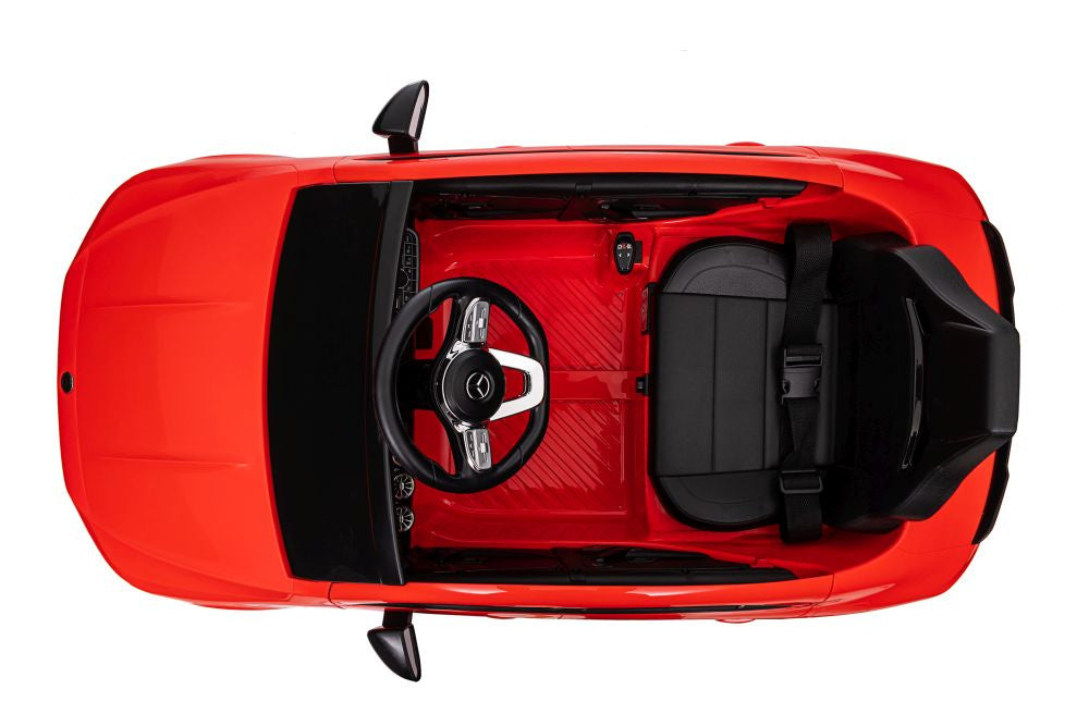 Elektrické auto Mercedes CLA 45s AMG 4x4 červené