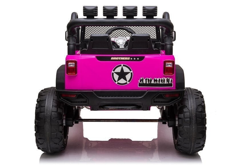 Elektrické auto na akumulator Jeep JC666 růžové
