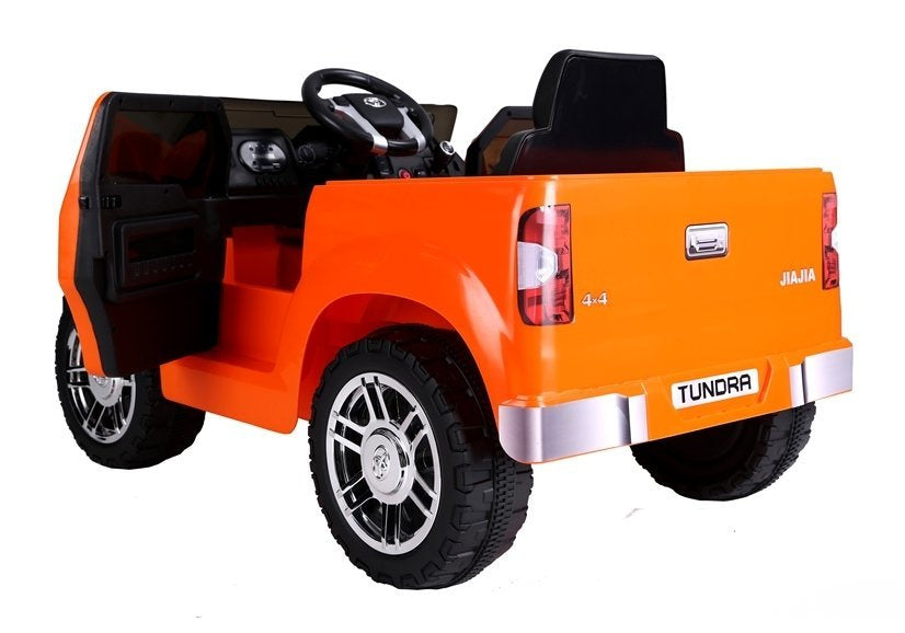 Elektrické auto na akumulator Toyota Tundra s pilotem oranžové