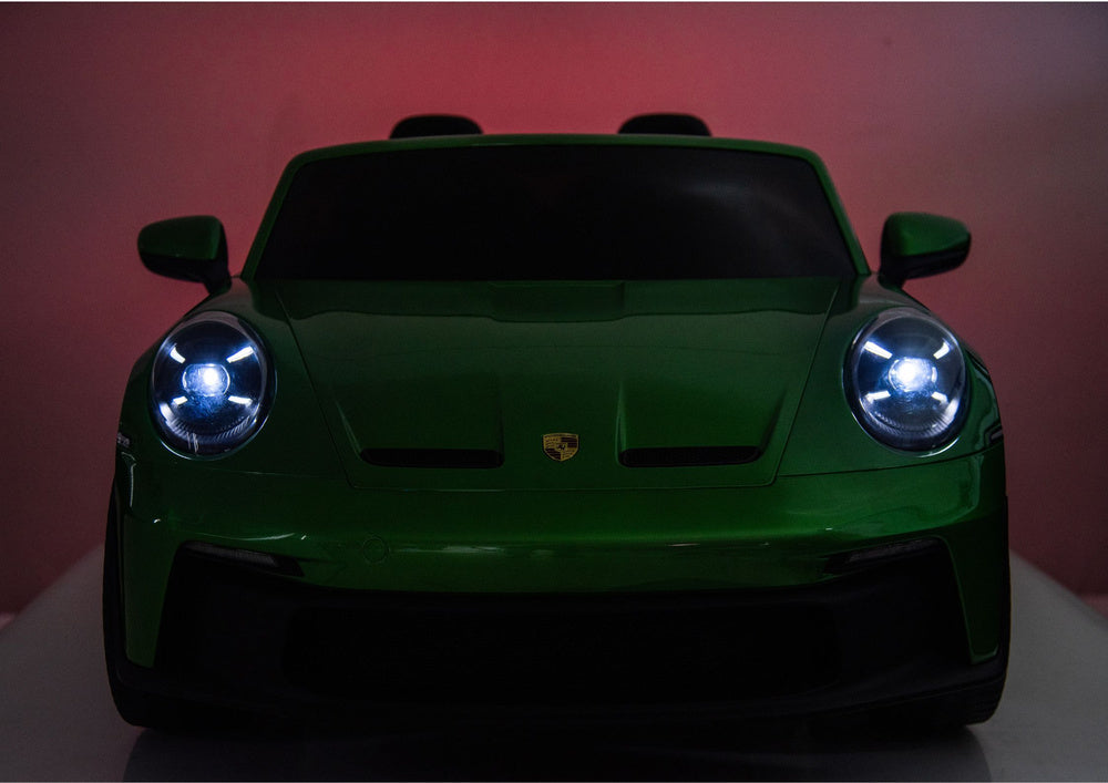 Elektrické auto Porsche GT3 – na akumulátor | zelené