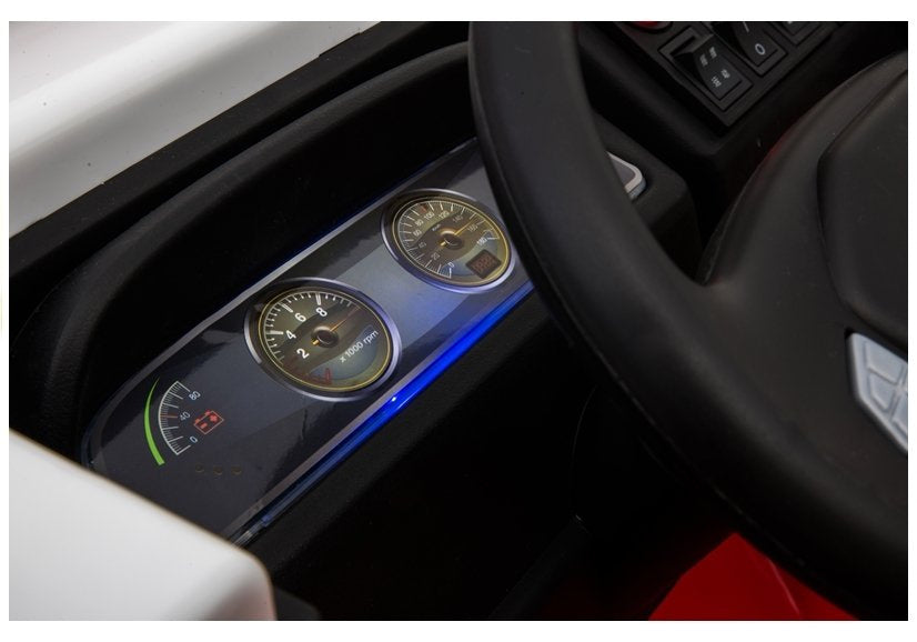 Elektrické hasičské auto na akumulátor – červené