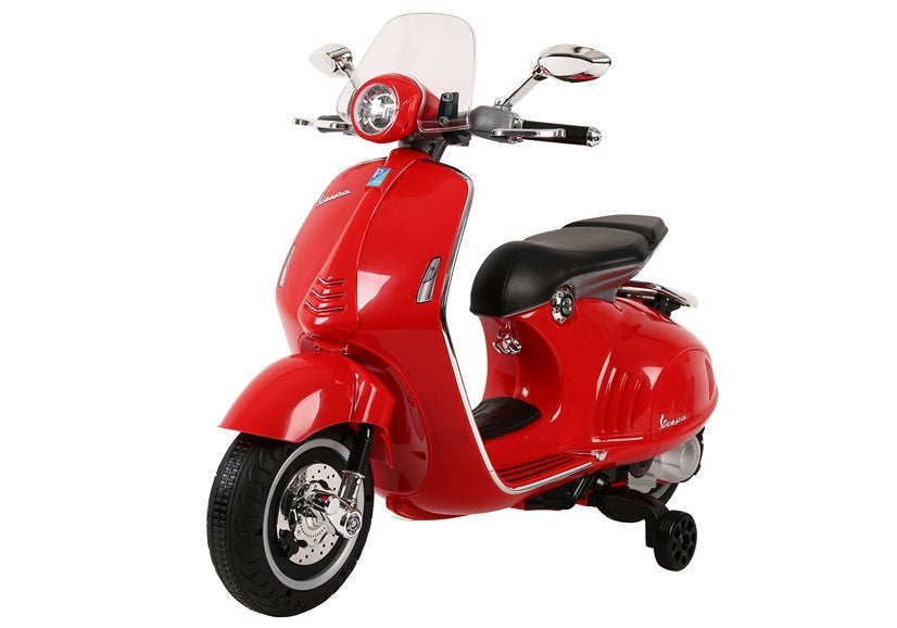 Elektrický skuter pro děti Vespa GTS 300 červený