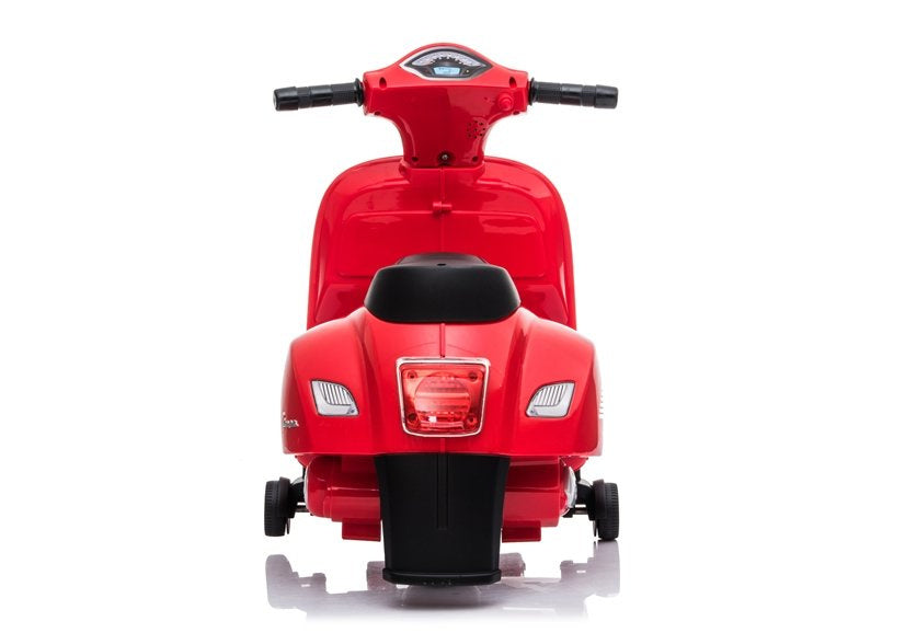 Elektrický skútr na akumulátor pro děti Vespa GTS 300 Mini červený
