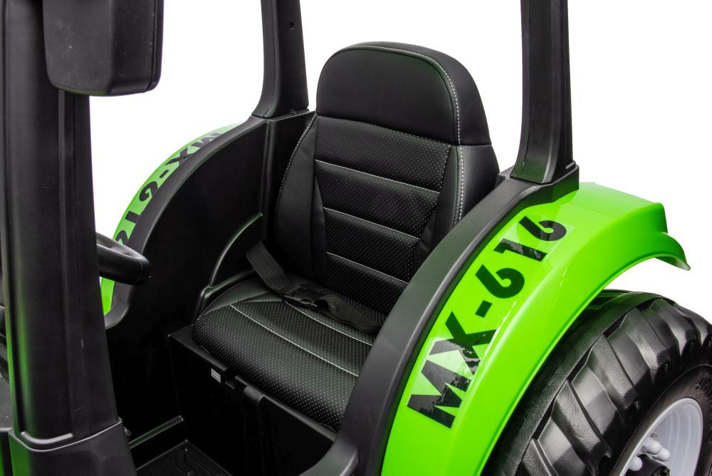 Elektrický traktor A011 24V pro děti – zelený