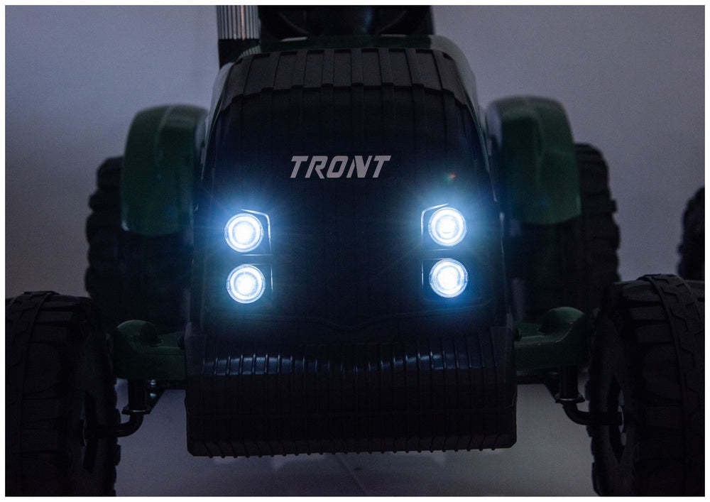 Elektrický traktor s přívěsem 24V tmavě zelený – CH9959B