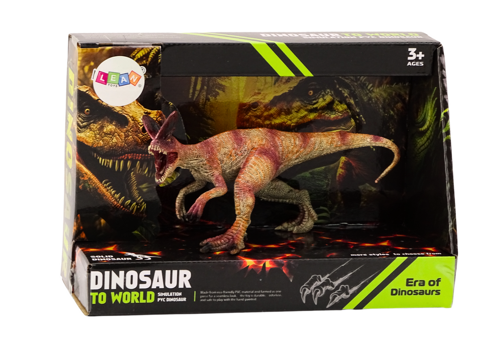 Figurka dinosaura dilofosaurus sběratelská červená