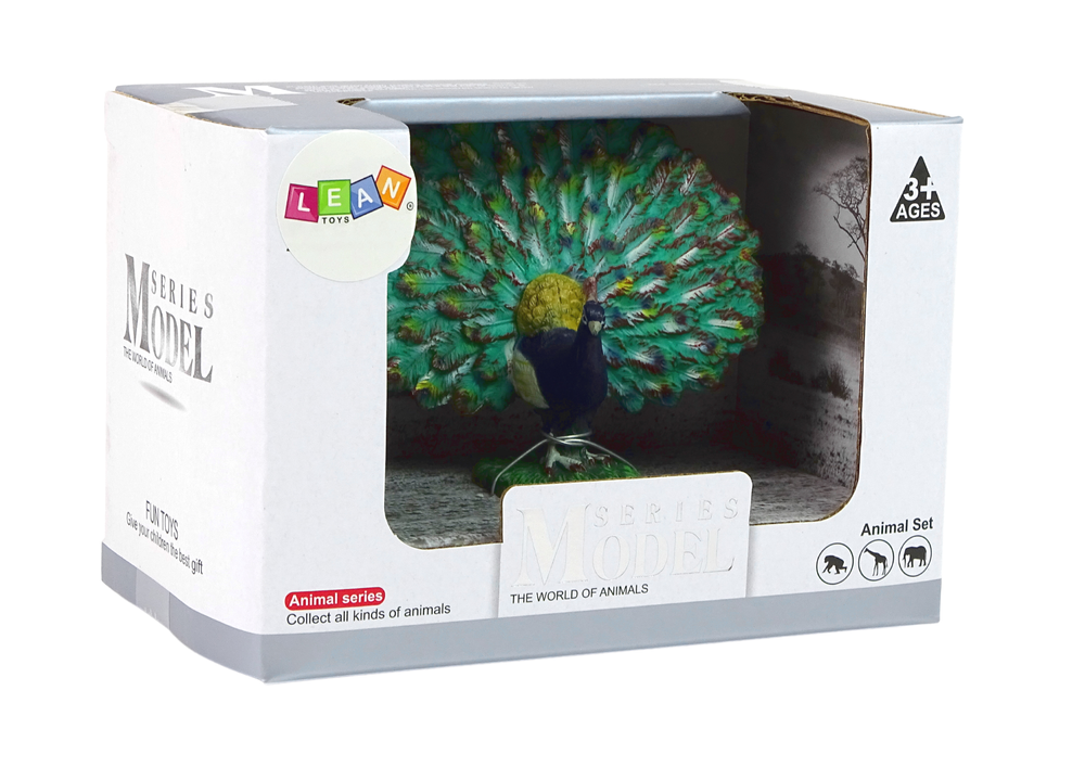 Figurka kolekcionářská páv královský – Zvířata světa