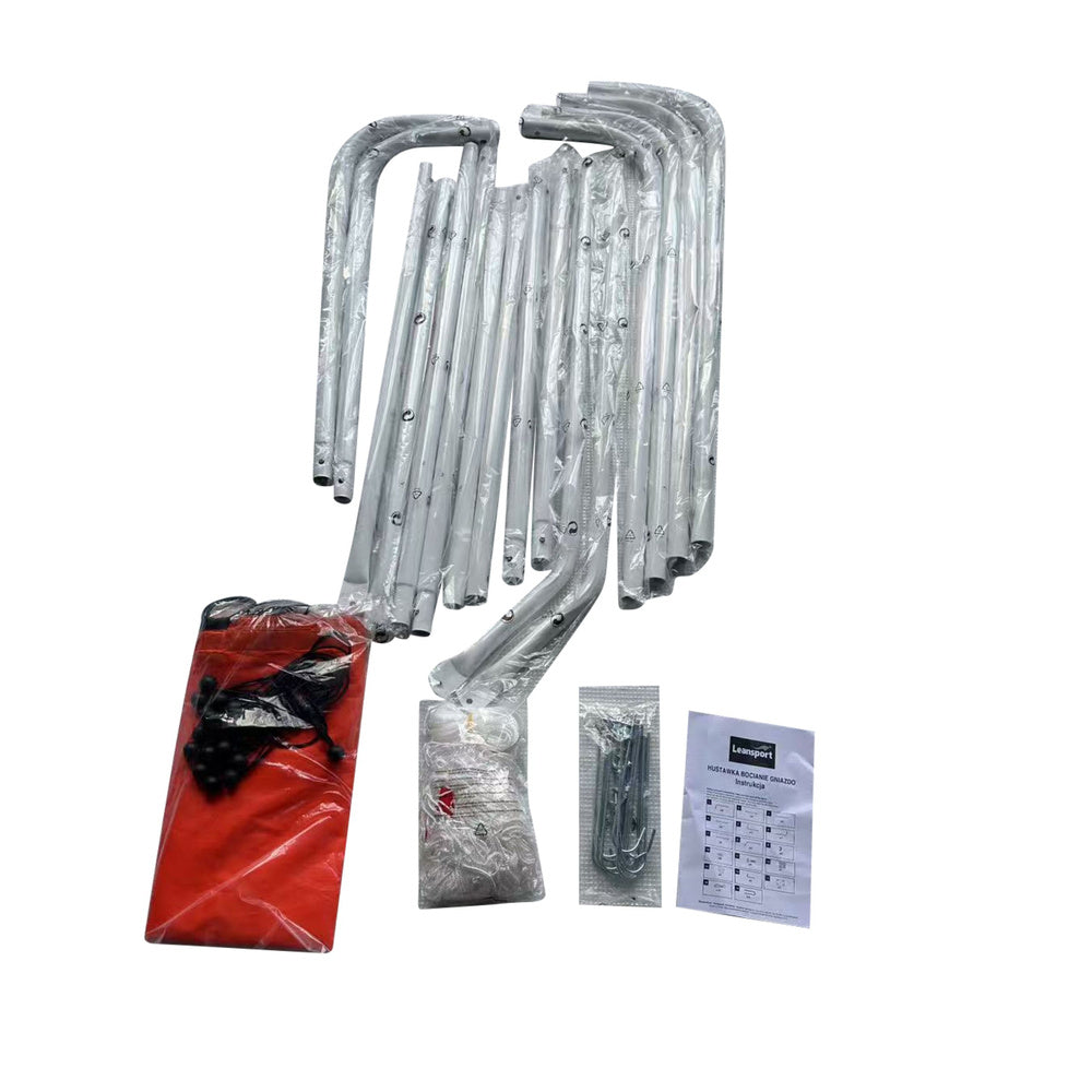 Fotbalová branka s tréninkovou matou – 213x152x75cm červená