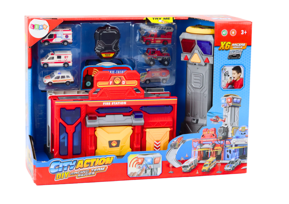 Hasičská stanice nemocnice velitelské centrum s 6 vozidly