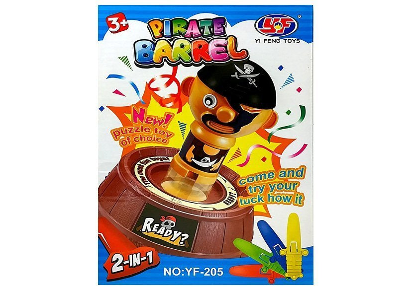 Hra Bodej piráta – s vyskakujícím pirátem a 16 meči