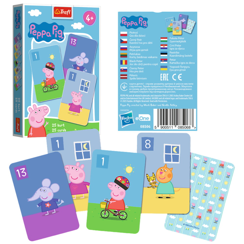 Hrací karty Peppa Pig a Piotruś Pan – Trefl