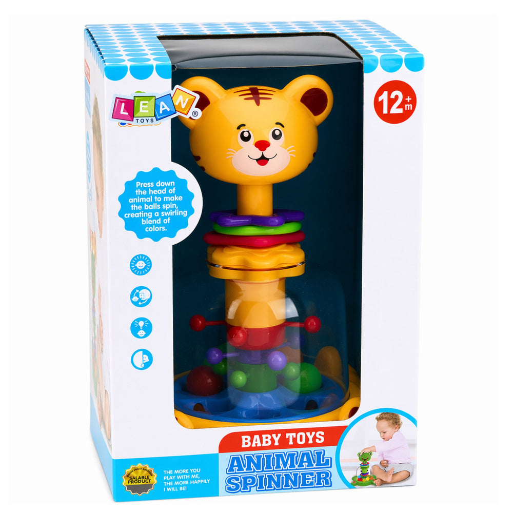 Interaktivní bábovka tygřík s míčky pro kojence