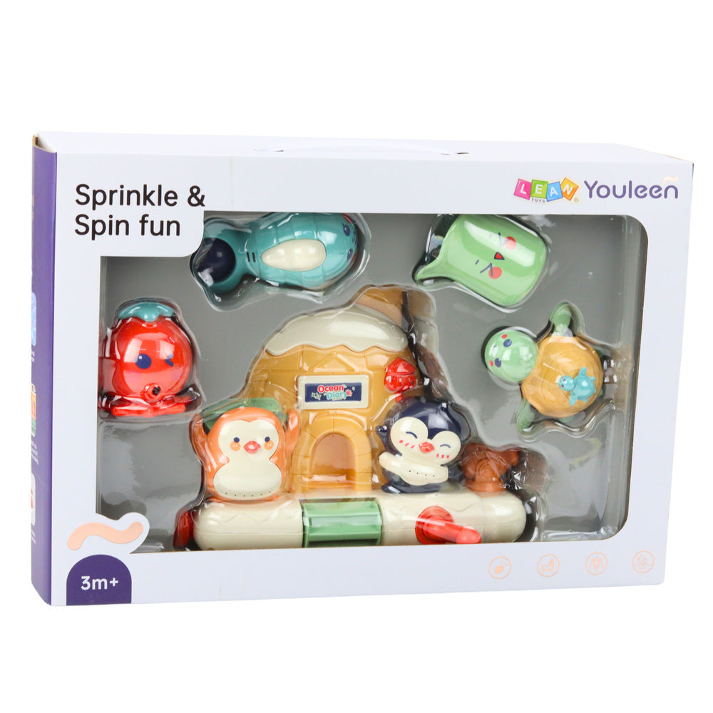 Interaktivní hračka do vany – mořská zvířátka s fontánou