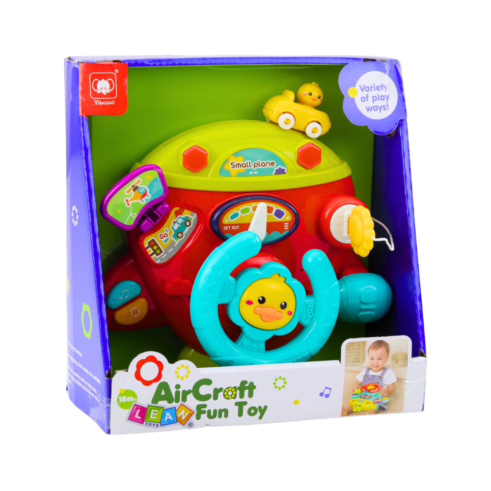 Interaktivní letadlo kokpit – se zvuky a světly pro děti