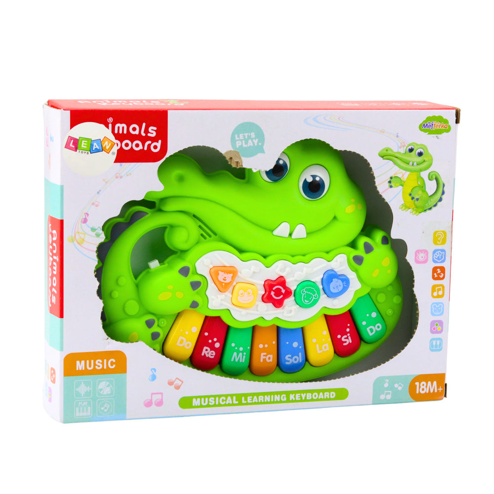 Interaktivní pianko pro děti – se světly a zvuky | zelené