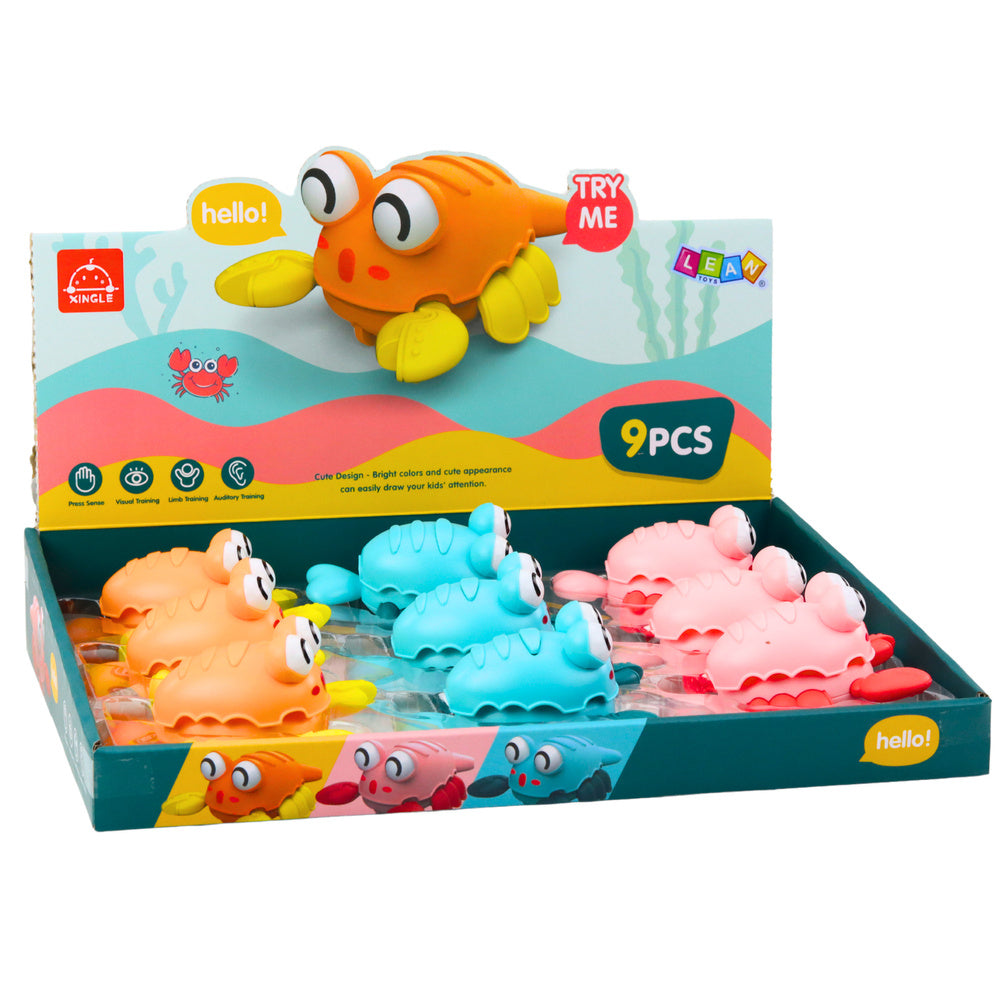 Interaktivní rak s pohonem – jezdící hračka | mix barev